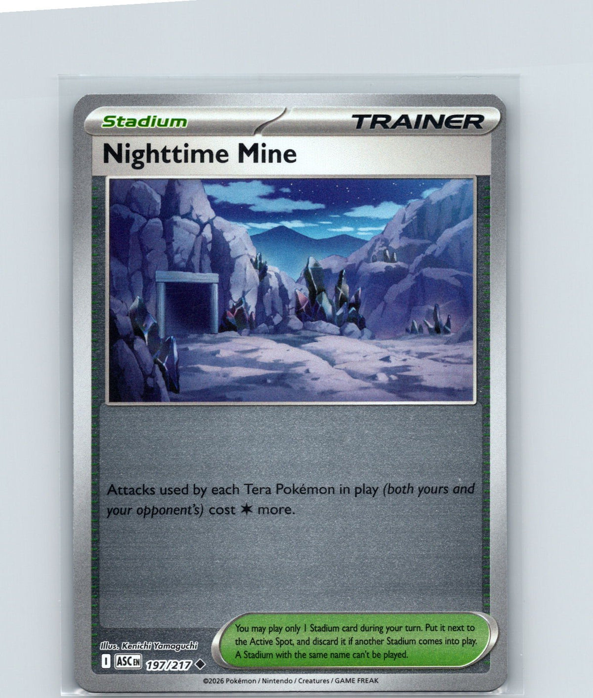 Nighttime Mine Reverse Holo Uncommon ME: Ascended Heroes 197/217 NM