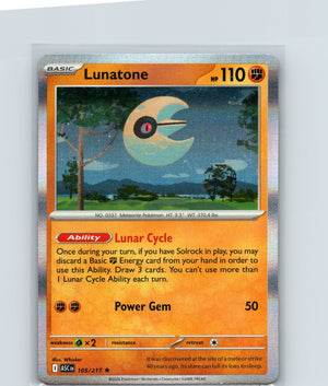 Lunatone Holo Rare ME: Ascended Heroes 105/217 NM