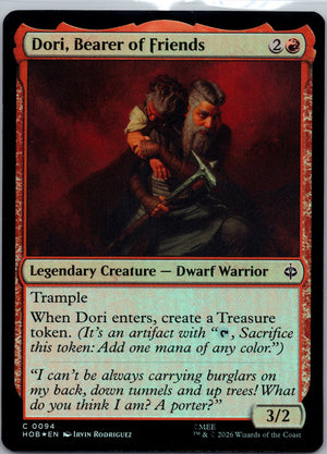 Dori, Bearer of Friends Foil C The Hobbit 94 NM
