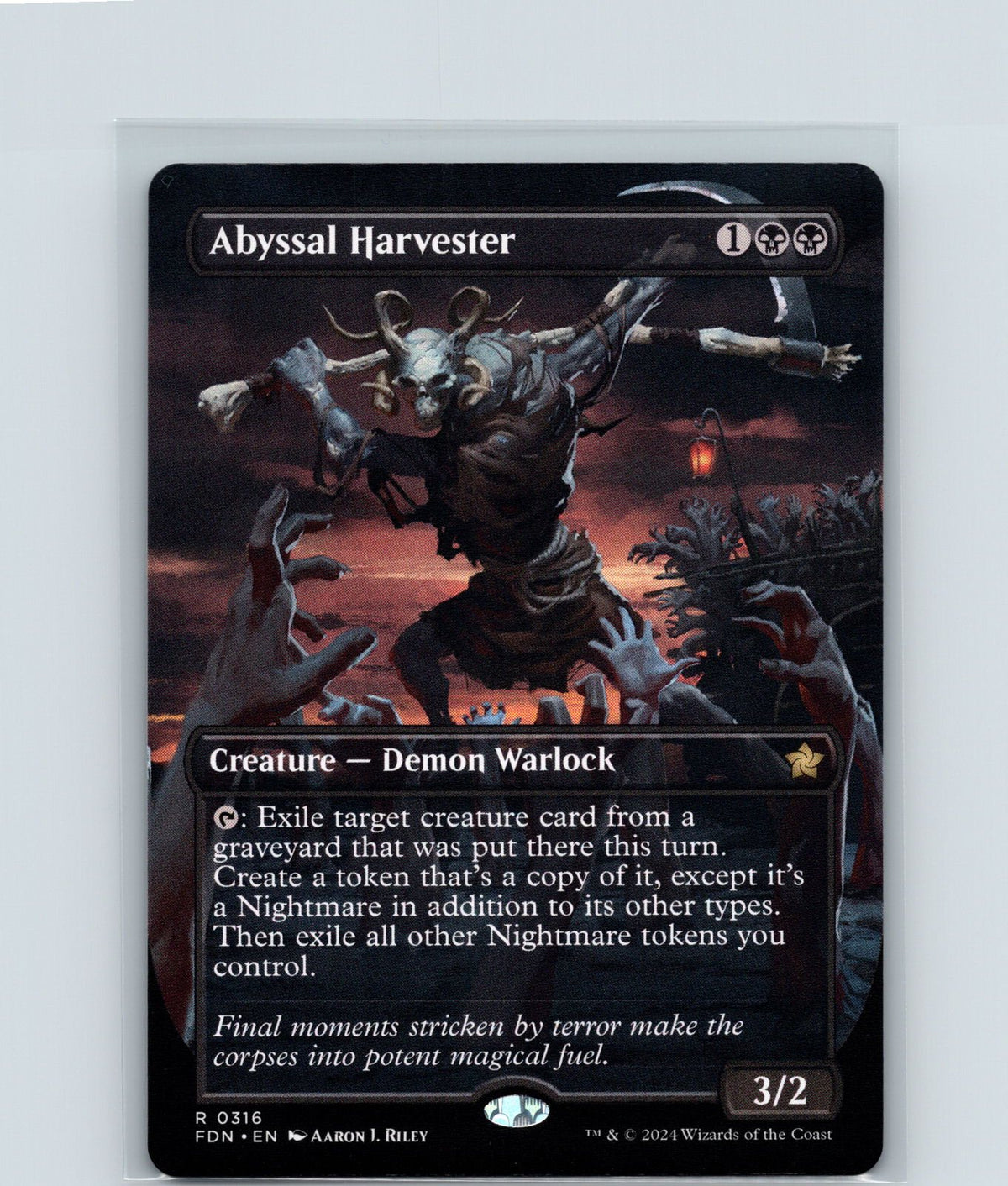 Abyssal Harvester (Borderless) R Foundations 316 NM