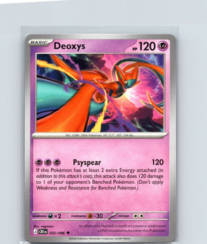 Deoxys Uncommon ME04: Chaos Rising 032/086 NM