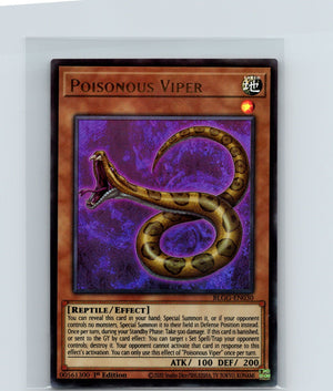 Poisonous Viper 1st Edition Ultra Rare BLGG-EN030 NM