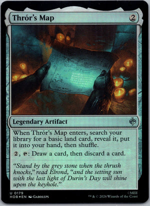 Thror's Map Foil U The Hobbit 179 NM
