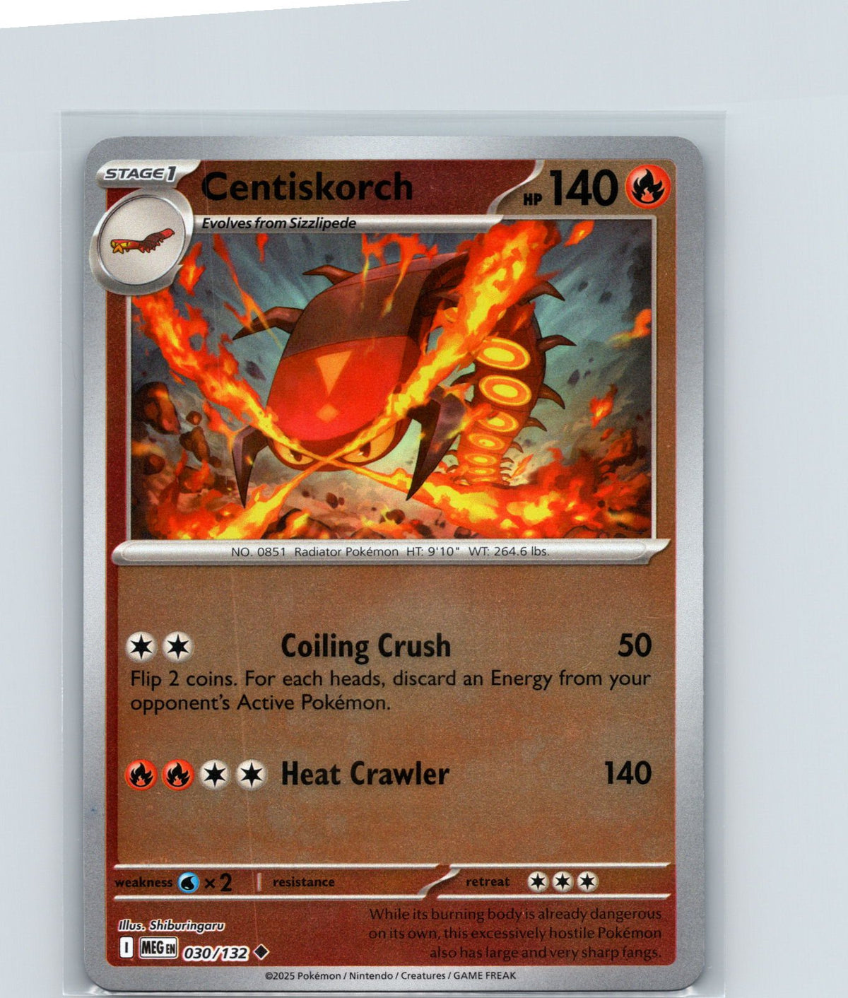 Centiskorch Uncommon ME01: Mega Evolution 030/132 NM