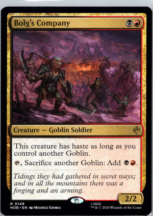 Bolg's Company R The Hobbit 149 NM