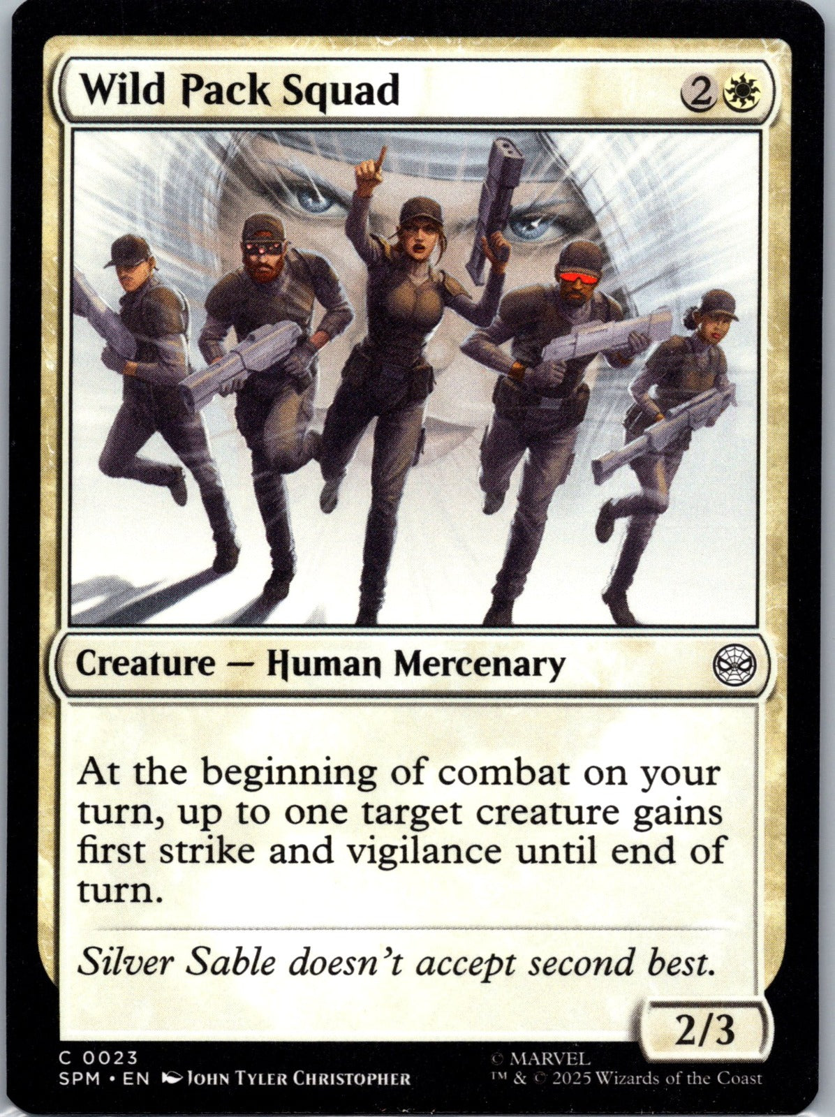 Wild Pack Squad C Marvel's Spider-Man 23 NM