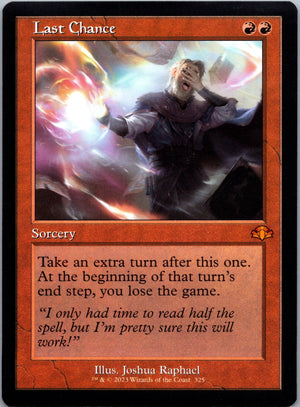 Last Chance (Retro Frame) M Dominaria Remastered 325 NM