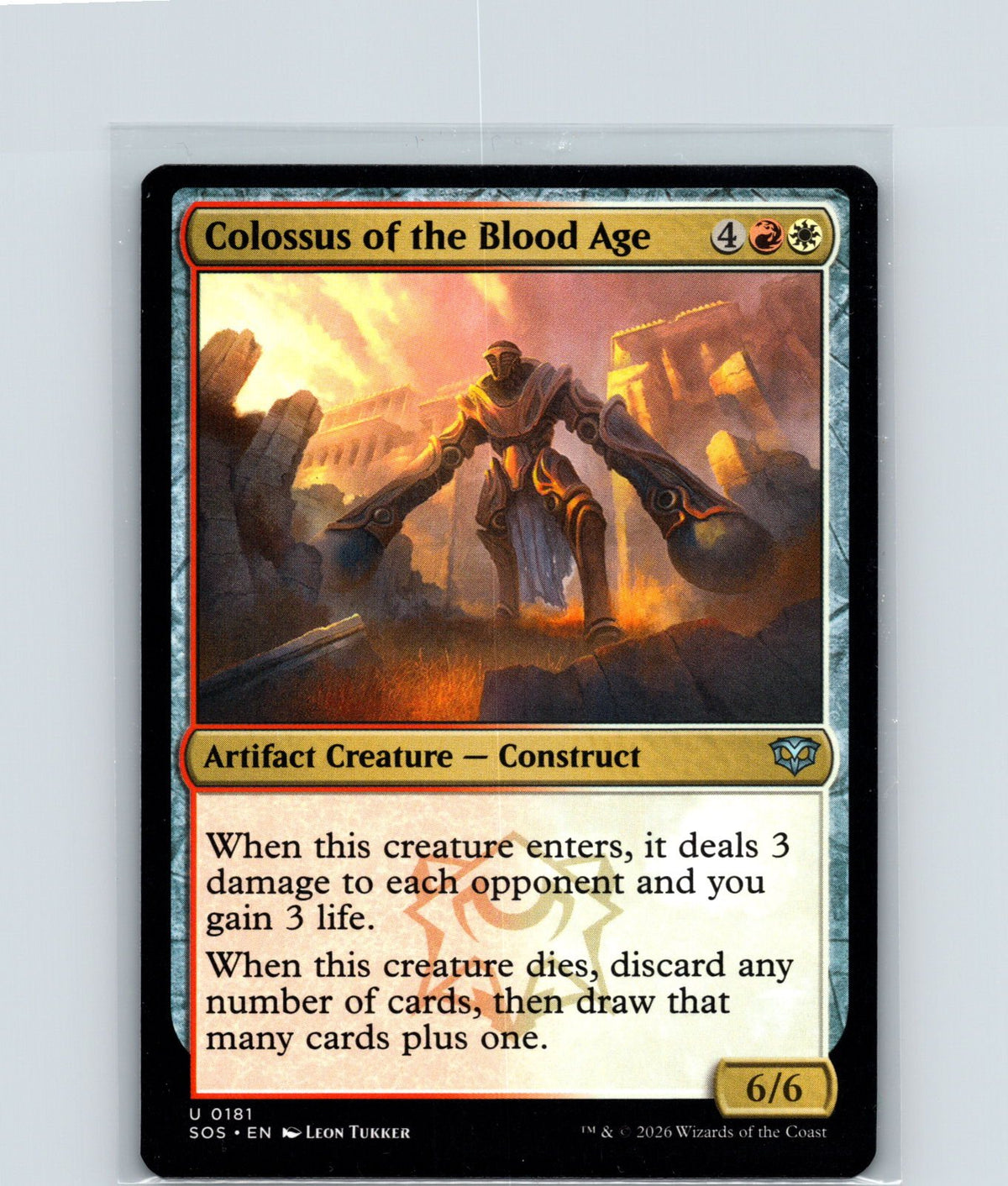 Colossus of the Blood Age U Secrets of Strixhaven 181 NM