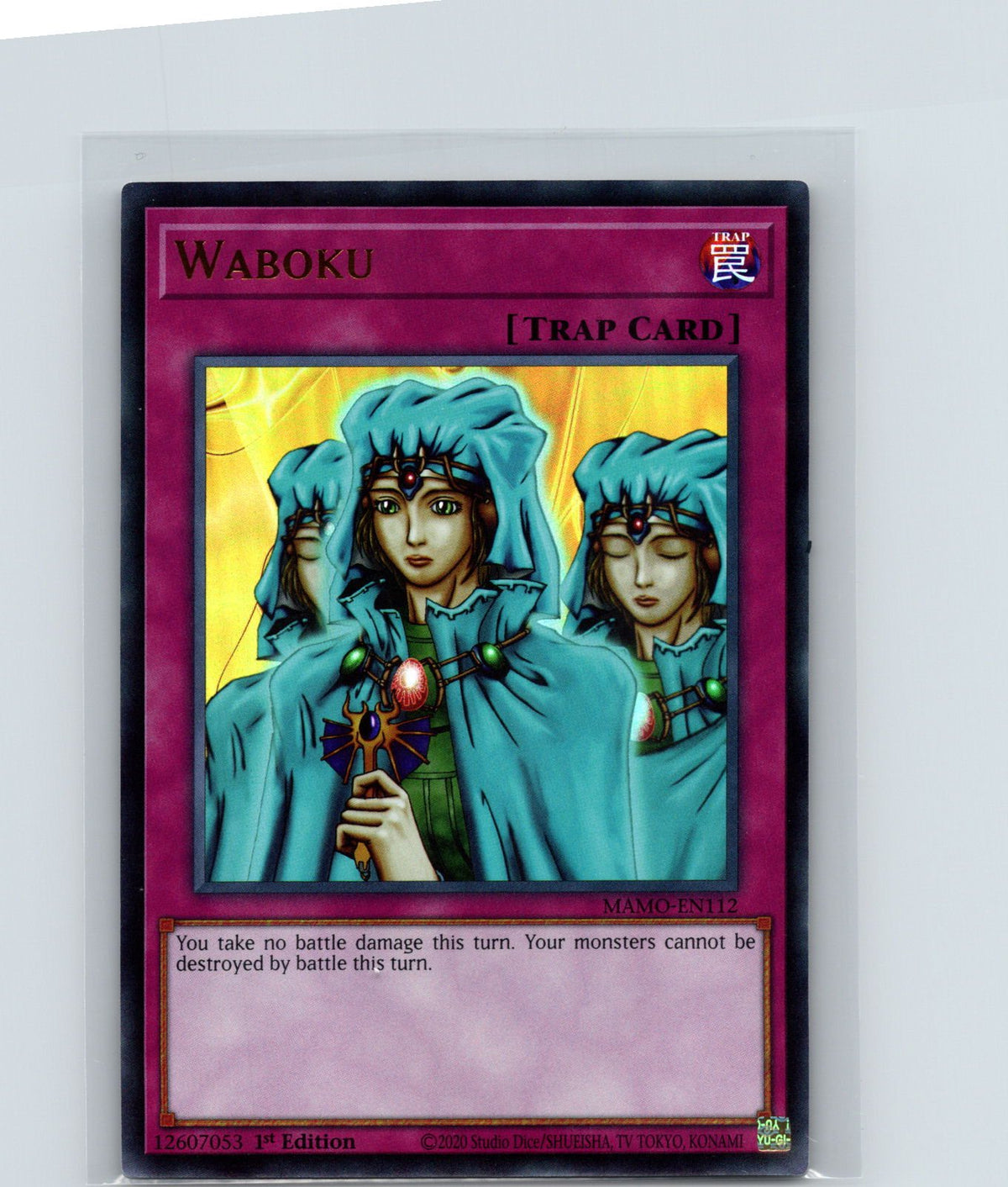 Waboku 1st Edition Ultra Rare Magnificent Monsters MAMO-EN112 NM