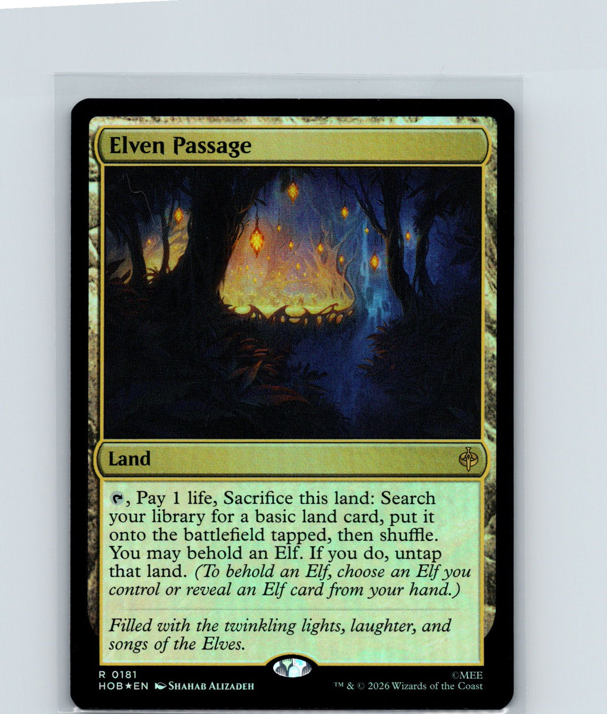 Elven Passage Foil R The Hobbit 181 NM