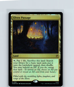 Elven Passage Foil R The Hobbit 181 NM