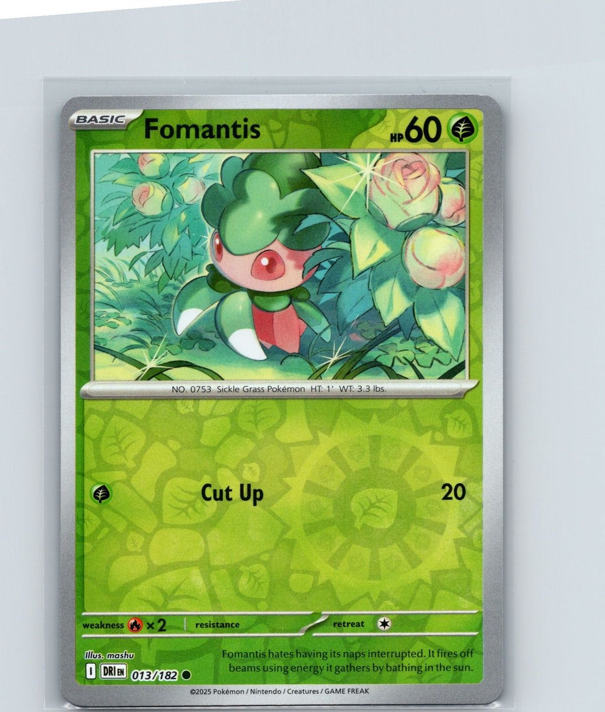 Fomantis Common SV10: Destined Rivals 013/182 NM