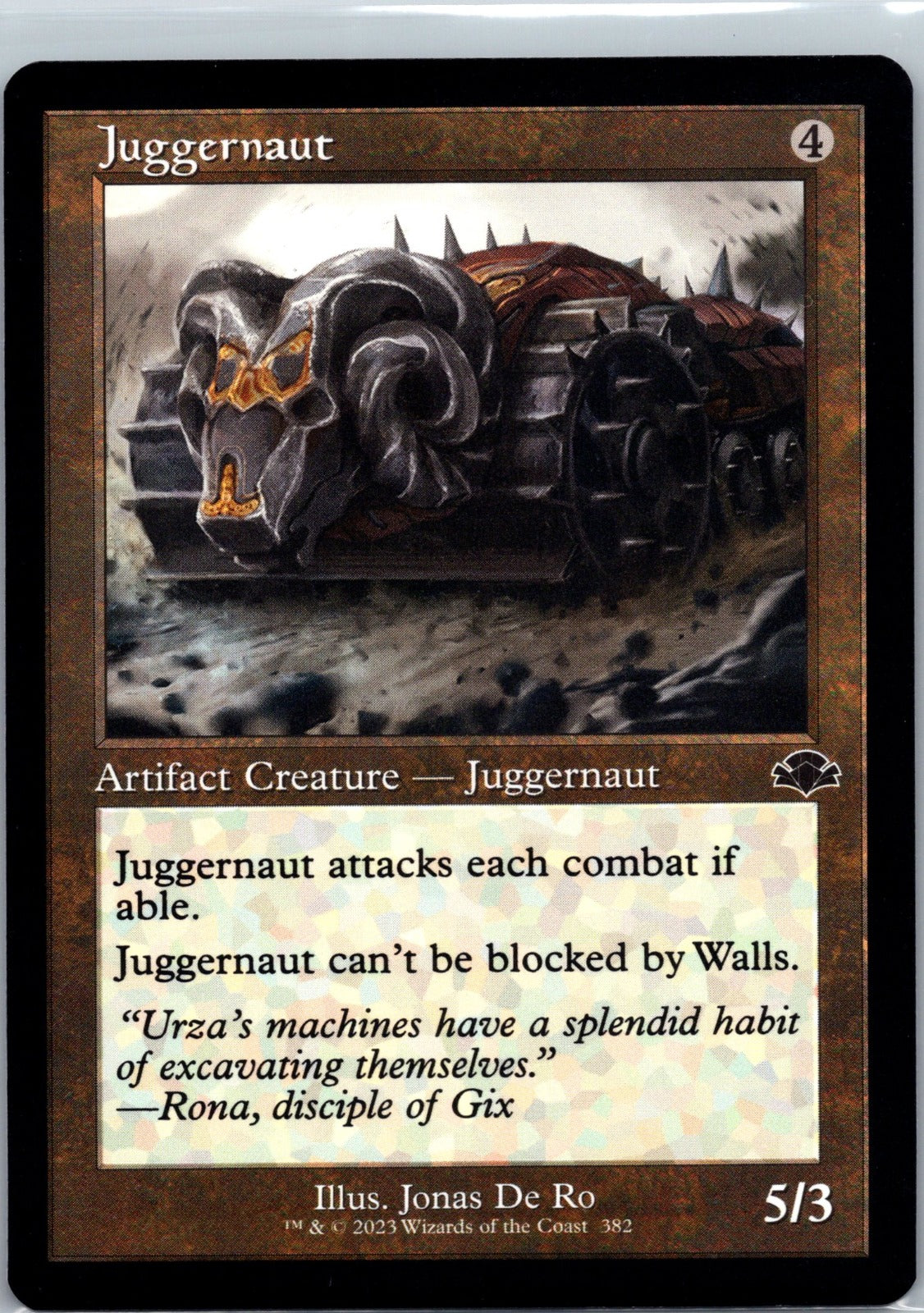 Juggernaut (Retro Frame) C Dominaria Remastered 382 NM