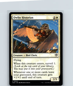 Owlin Historian C Secrets of Strixhaven 24 NM