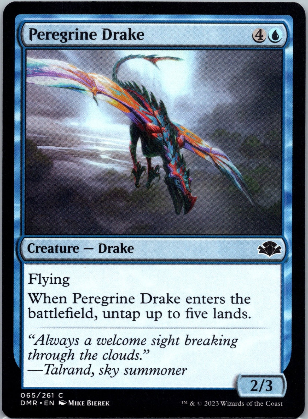 Peregrine Drake C Dominaria Remastered 65 NM