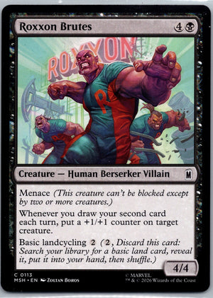 Roxxon Brutes C Marvel Super Heroes 113 NM