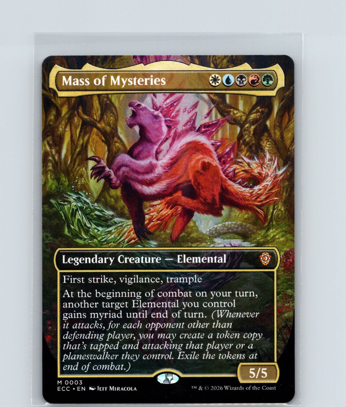 Mass of Mysteries (Borderless) M Commander: Lorwyn Eclipsed 3 NM
