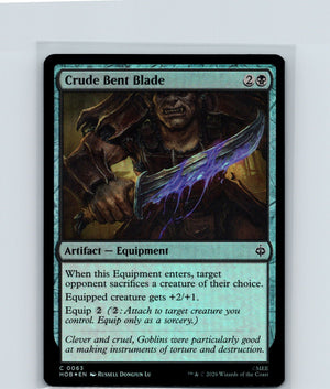 Crude Bent Blade Foil C The Hobbit 63 NM