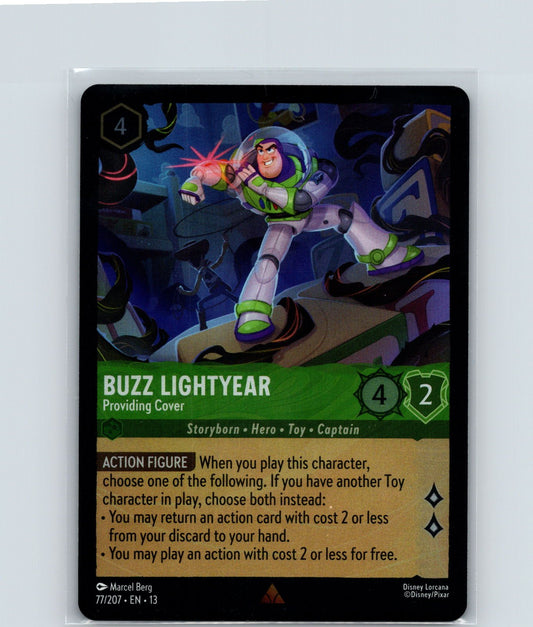 Buzz Lightyear - Providing Cover Rare Attack of the Vine! 77/207 NM