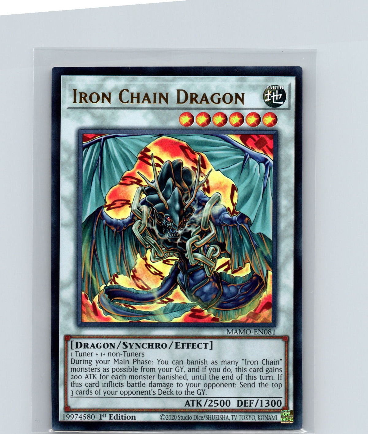 Iron Chain Dragon 1st Edition Ultra Rare Magnificent Monsters MAMO-EN081 NM