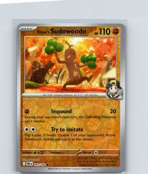 Ethan's Sudowoodo Common SV10: Destined Rivals 093/182 NM