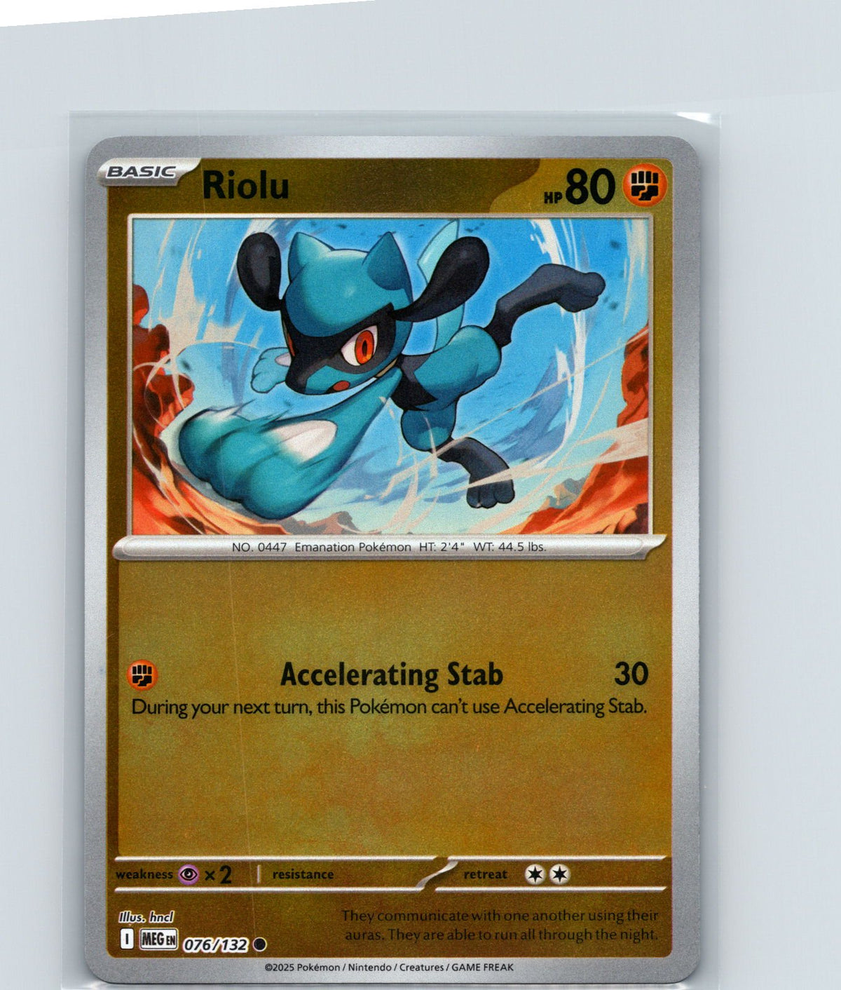 Riolu Common ME01: Mega Evolution 076/132 NM