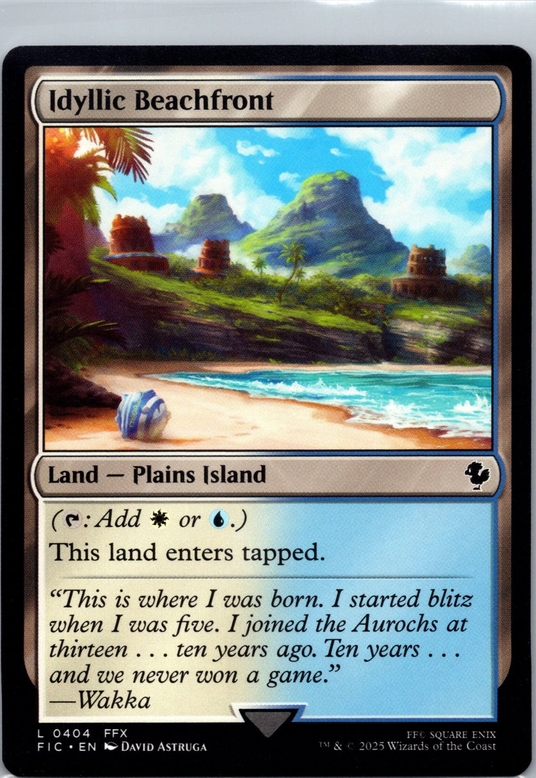Idyllic Beachfront L Commander: FINAL FANTASY 404 NM