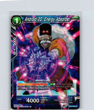 Android 20, Energy Absorber Foil Common Ultimate Squad BT17-051 NM