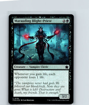 Marauding Blight-Priest Foil C Foundations 178 NM