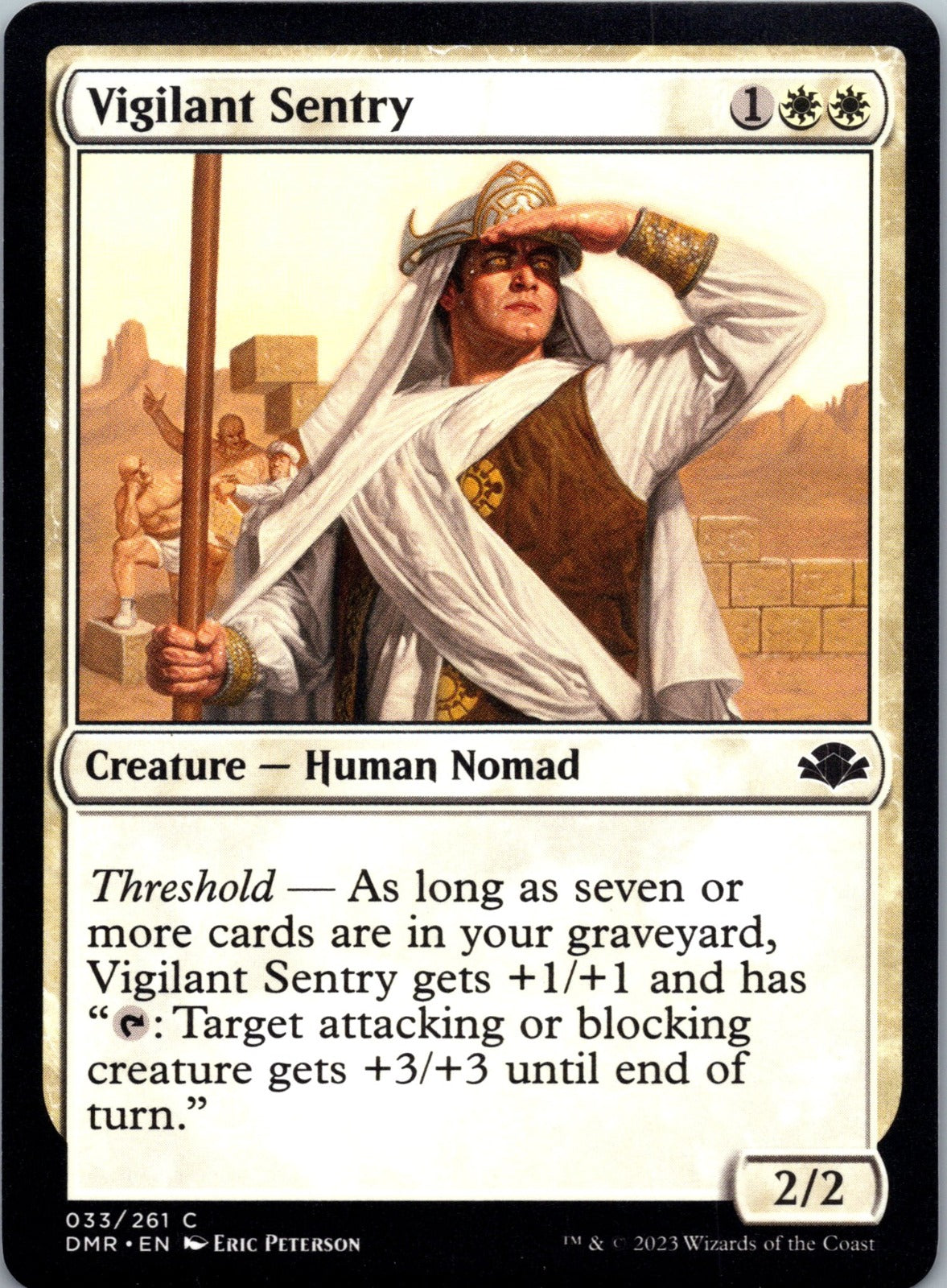 Vigilant Sentry C Dominaria Remastered 33 NM
