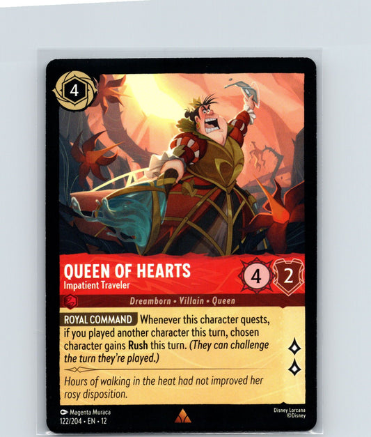 Queen of Hearts - Impatient Traveler Rare Wilds Unknown 122/204 NM