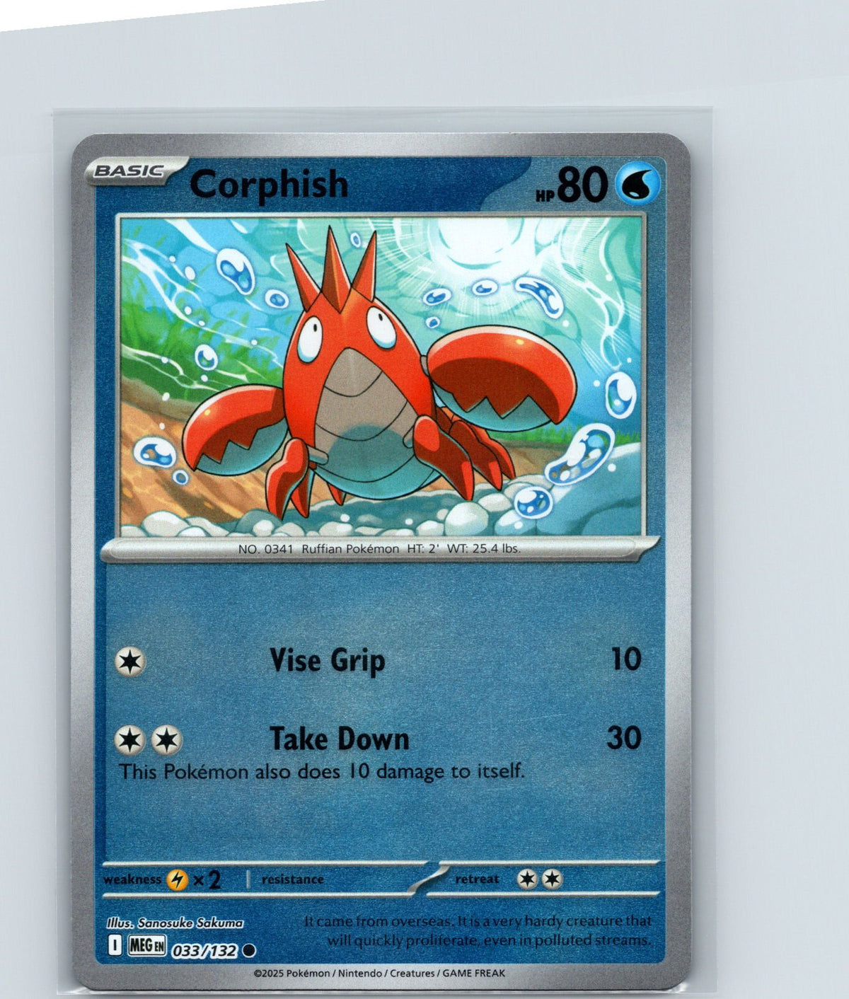 Corphish Common ME01: Mega Evolution 033/132 NM
