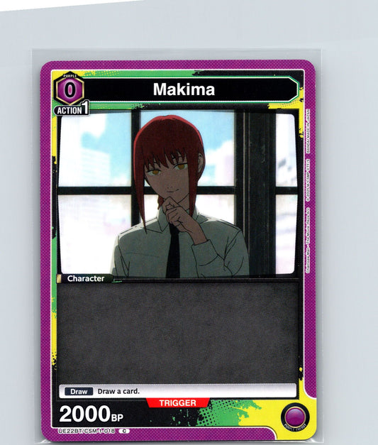 Makima (018) (Box Topper Foil) Foil Common UE22BT/CSM-1-018 NM