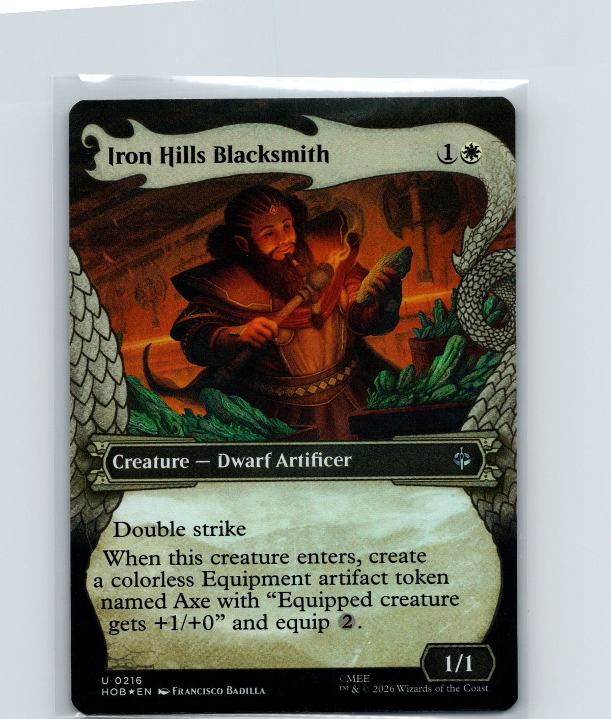 Iron Hills Blacksmith (Showcase) Foil U The Hobbit 216 NM
