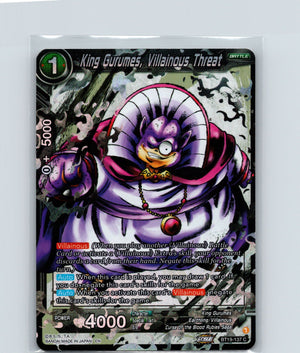 King Gurumes, Villainous Threat Foil Common Fighter's Ambition BT19-137 NM