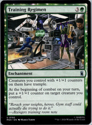 Training Regimen U Marvel Super Heroes 192 NM