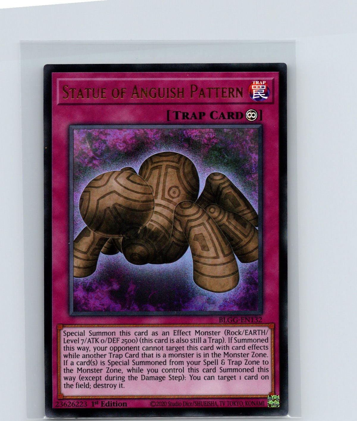 Statue of Anguish Pattern 1st Edition Ultra Rare BLGG-EN132 NM