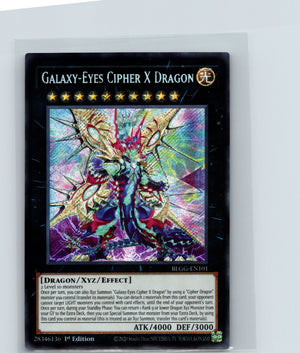 Galaxy-Eyes Cipher X Dragon 1st Edition Secret Rare BLGG-EN101 NM