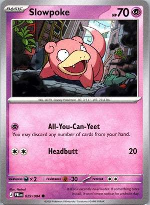 Slowpoke Common ME05: Pitch Black 029/084 NM