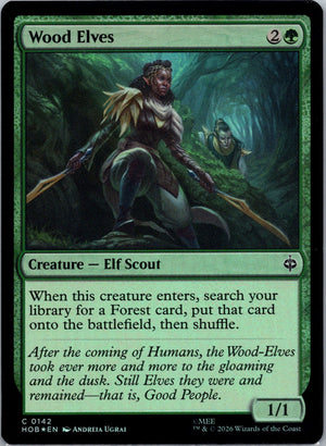 Wood Elves Foil C The Hobbit 142 NM