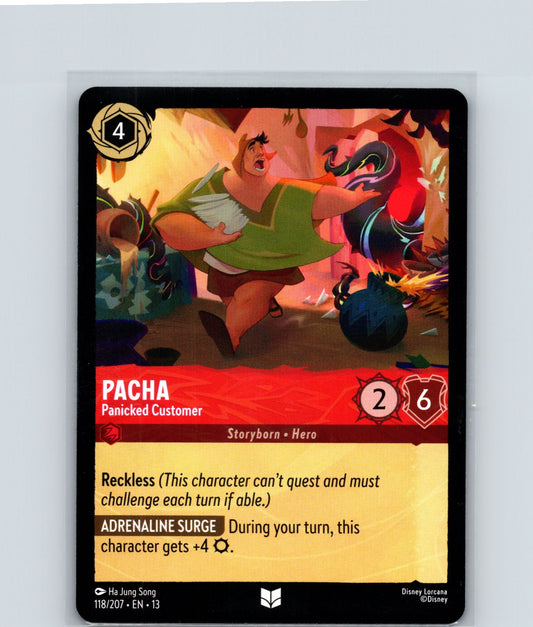 Pacha - Panicked Customer Uncommon Attack of the Vine! 118/207 NM