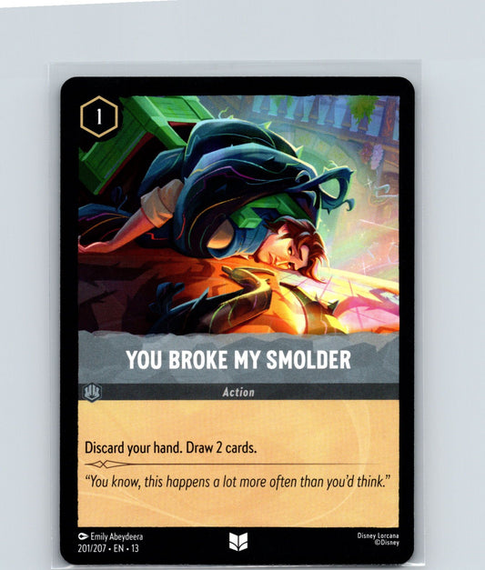 You Broke My Smolder Uncommon Attack of the Vine! 201/207 NM