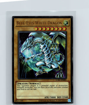 Blue-Eyes White Dragon (Version 3) Unlimited Ultra Rare LCKC-EN001 NM