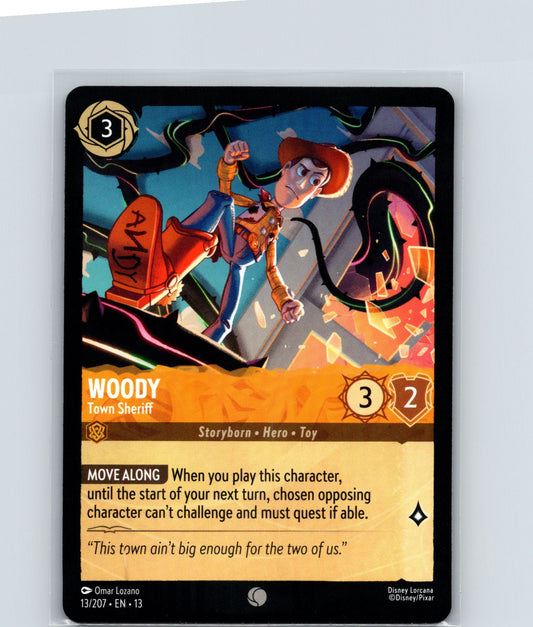 Woody - Town Sheriff Common Attack of the Vine! 13/207 NM