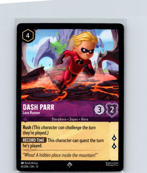 Dash Parr - Lava Runner Super Rare Wilds Unknown 61/204 NM