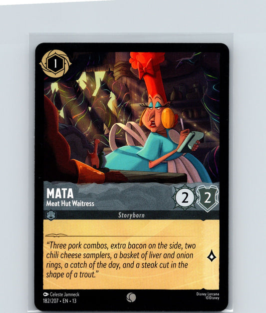 Mata - Meat Hut Waitress Common Attack of the Vine! 182/207 NM