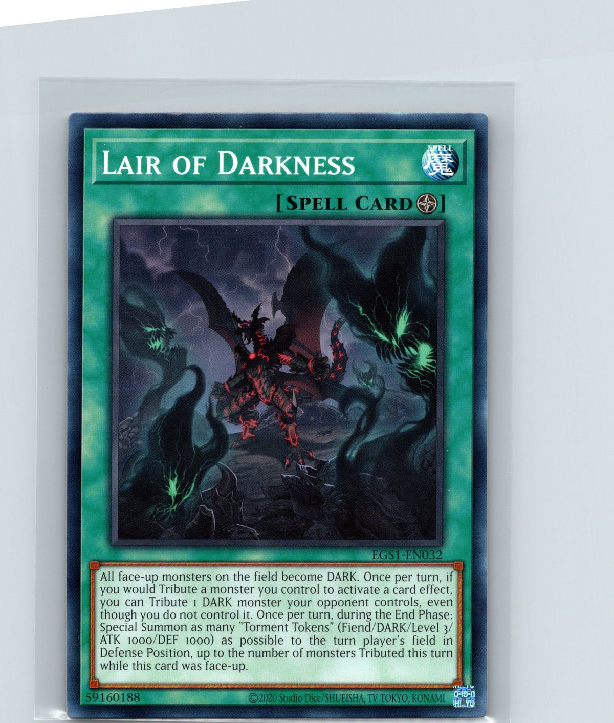 Lair of Darkness Unlimited Common EGS1-EN032 NM