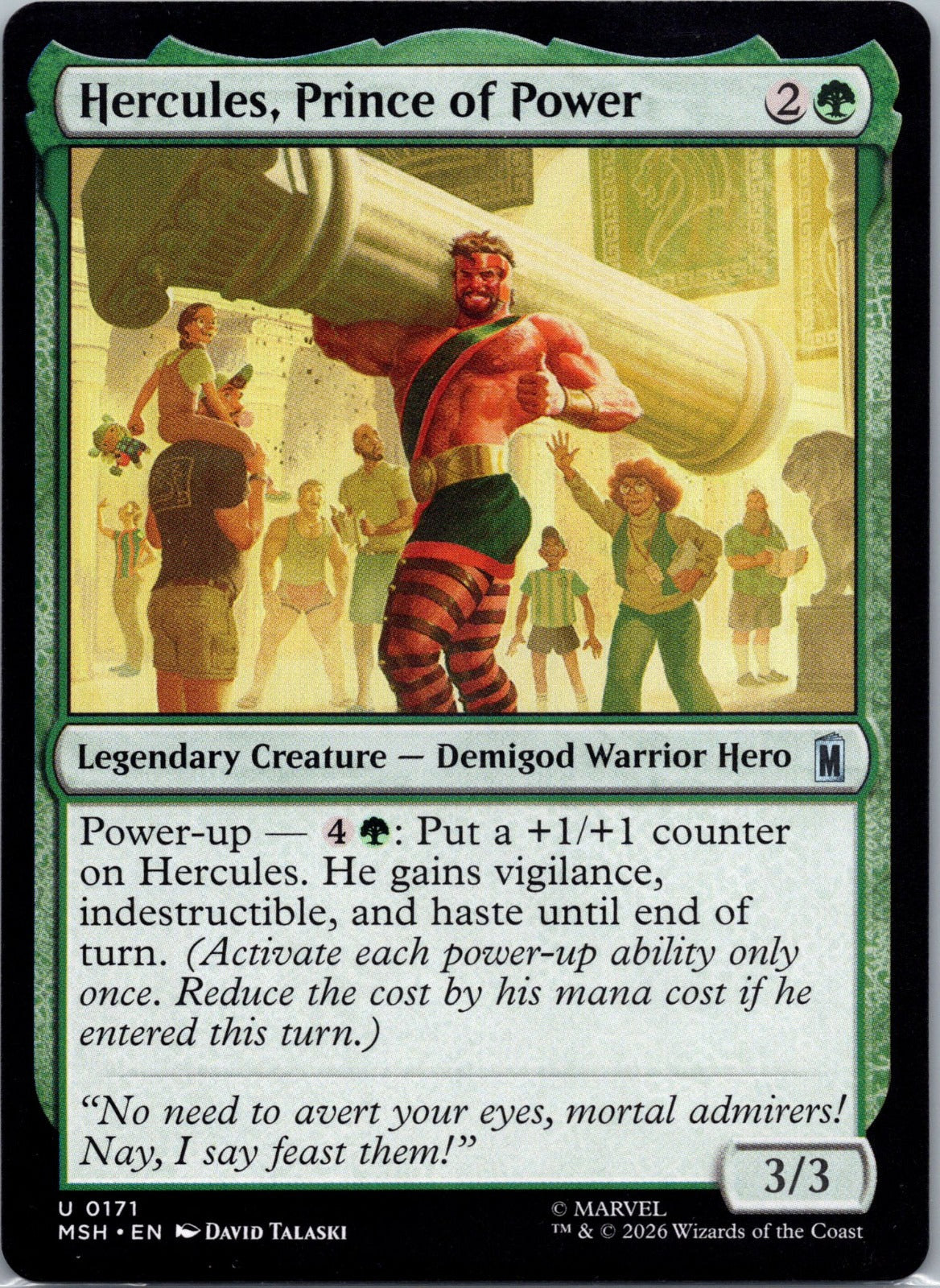 Hercules, Prince of Power U Marvel Super Heroes 171 NM