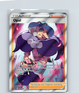 Opal (Full Art) Holo Ultra Rare SWSH04: Vivid Voltage 184/185 NM