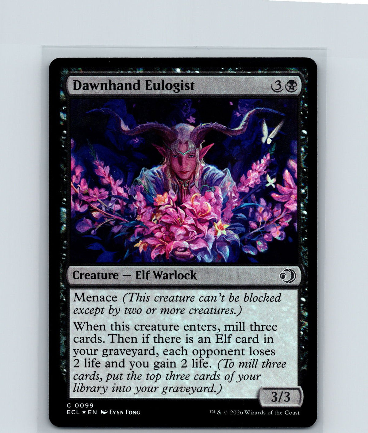 Dawnhand Eulogist Foil C Lorwyn Eclipsed 99 NM